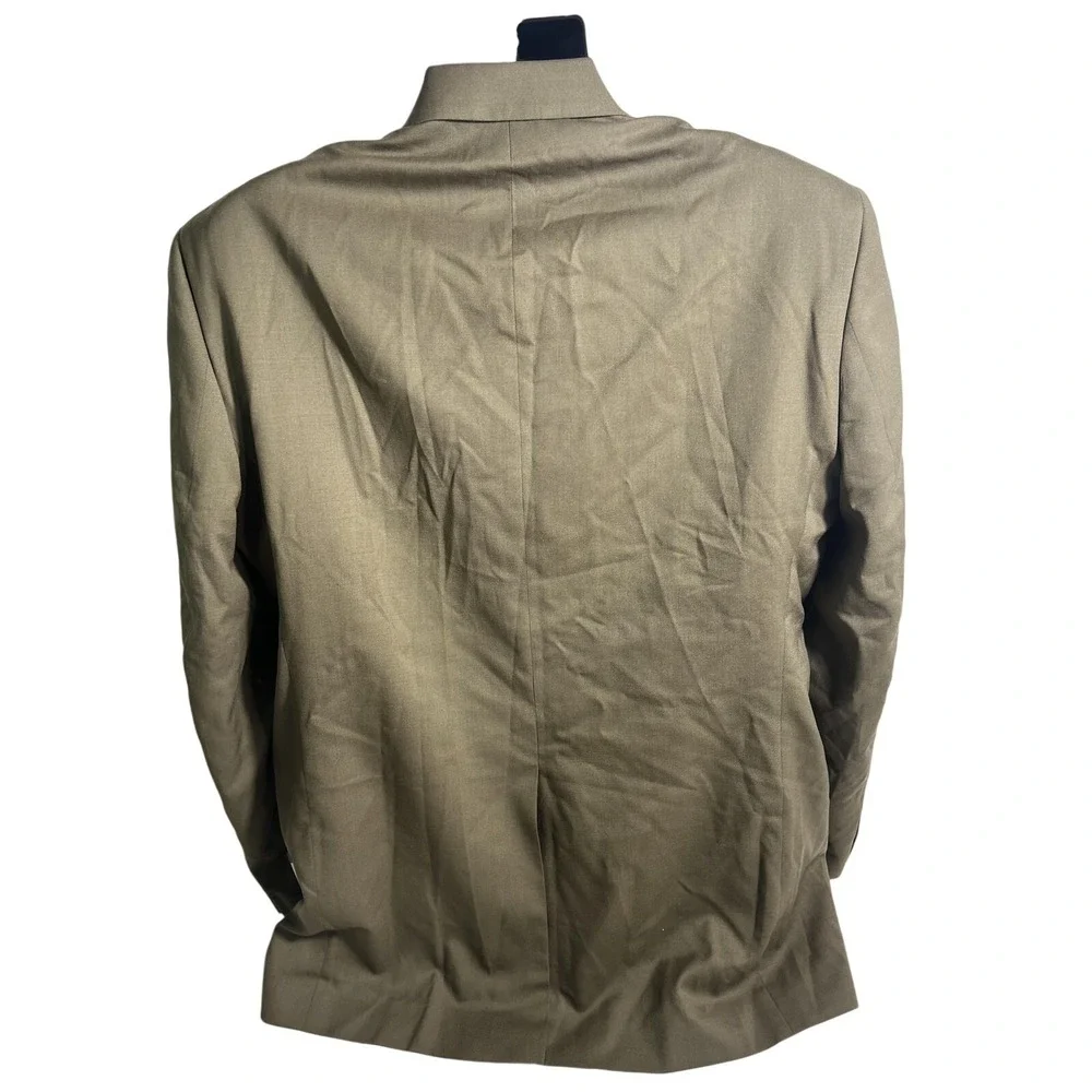 Chaps Blazer Mens 46 Brown Pure New Wool Suit Separate Sport Coat 2 Btn‎